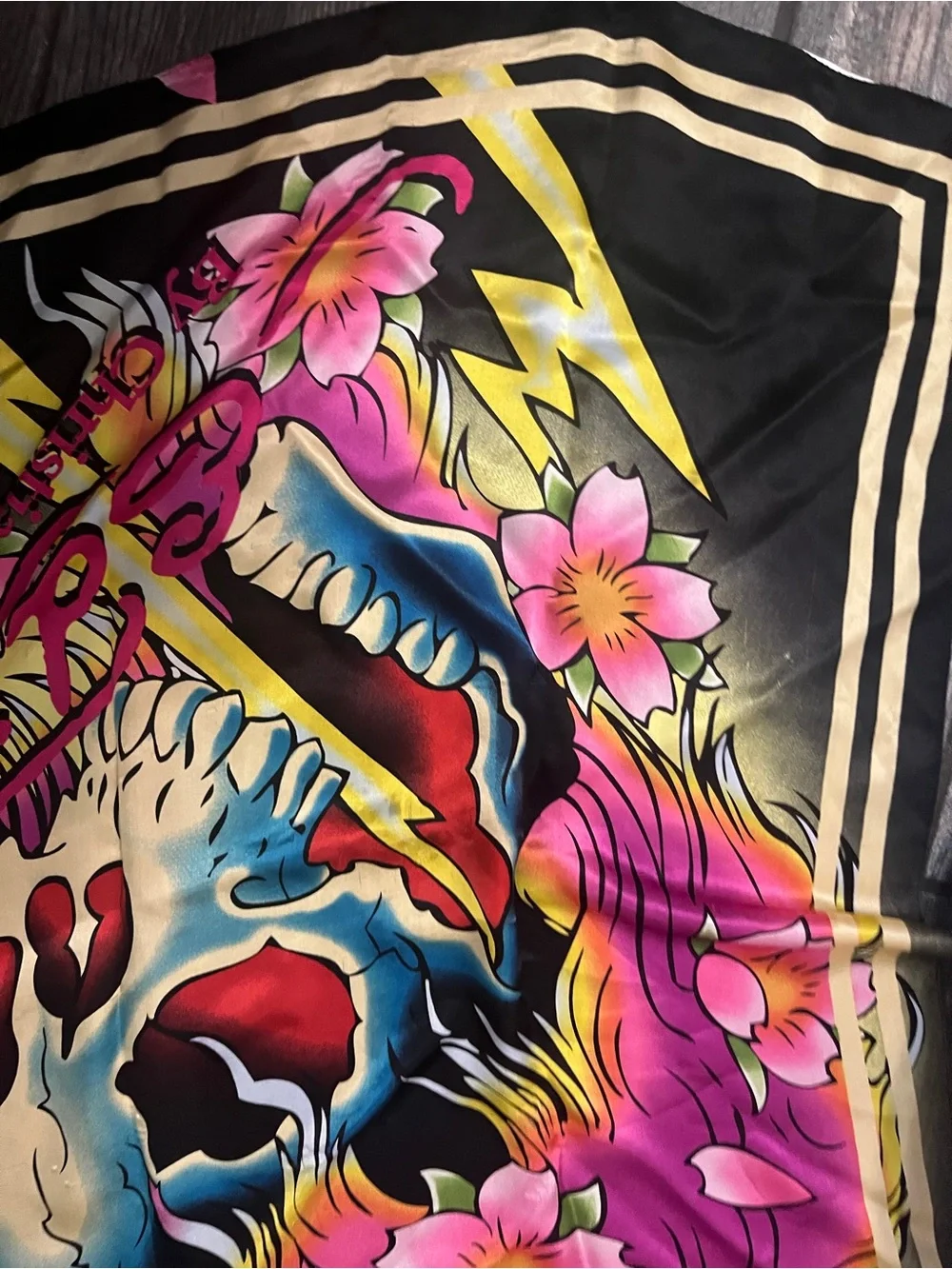 Ed Hardy Silk Scarf
